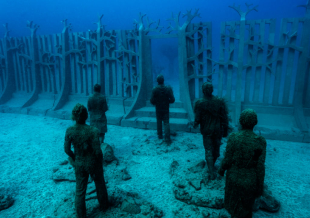 Best Dive Spots in Lanzarote - Dive Site Map Underwater Museum