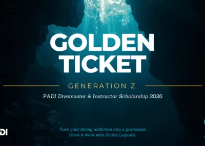 PADI Divemaster & Instructor Scholarship 2026